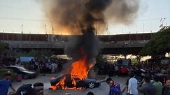 Civic caught fire at Pakwheels Autoshow Karachi
