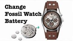 How to Change Fossil Watch Battery | CH2565 Fossil Watch Battery