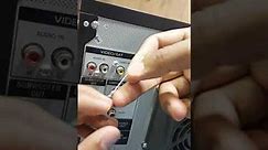 How to remove AV cable audio cable broken inside tv speakers home theater DVD players