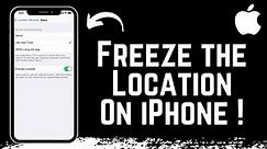 How To Freeze Location On iPhone !