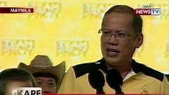 Senatorial candidates ng Liberal Party, pinakilala ni PNoy sa kanilang proclamation rally