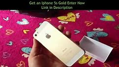 Iphone 5s gold giveaway