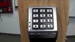 Adding a Proximity card to a Trilogy lock at the keypad