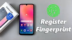 How To Set Up Fingerprint On Samsung Galaxy A24