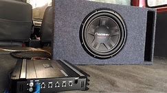 Pioneer TS-W311D4 Subwoofer in an L-Ported Box Bass Test