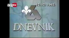 RTV BIH (TV Sarajevo) - Špica za Dnevnik 1992