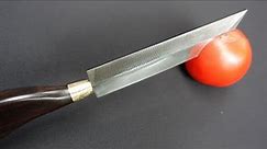 The sharpest knife in the world ! Kitchen Knife! - (Sharp razor!)