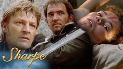 Sharpe Attacks The Spaniards And Rescues Ellie And Her Father | Sharpe's Gold | Sharpe