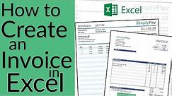 How To Create an Invoice in Excel + Free Invoice Template Download