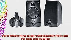 Acoustic Research AW-871 Wireless Stereo Speakers