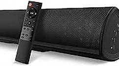 100Watt 40 Inch Soundbar, BESTISAN Sound Bar Wireless and Wired Audio Bluetooth 5.0 TV Speakers with HDMI-ARC Function (2023 Beef UP Version, DSP Audio, Bass Adjustable, Wall Mountable)