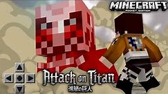✓Attack on titan Addon for Mcpe mod | Attack on titan mod for Minecraft bedrock edition