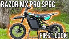 Razor MX Pro Spec Dirt Bike - First Look