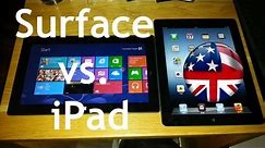 Microsoft Surface vs. Apple iPad Comparison