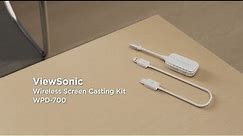 ViewSonic WPD-700 | Wireless Screen Casting Kit | Accessories