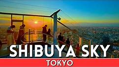 4K - AMAZING Tokyo View - Shibuya Sky | Sky Stage | Sunset and City Lights | Japan