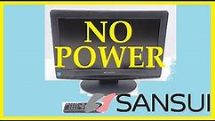 Fix Sansui Flat Screen TV Not Turning On (Repair Black Screen S3 S4 S5 S6 S7)