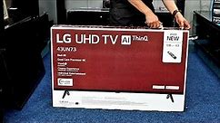LG 2020 43UN73006 43" 4K TV Unboxing, Setup and 4K HDR Demo Videos