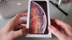 iPhone Xs Max 256gb Gold - Unboxing and Set Up
