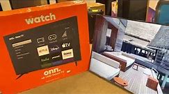 ONN 65” Smart 4K Roku Built in Tv $298