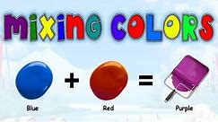 Mixing & Matching Colors, Secondary Colors, Learning Basic Colors Video for Kids, Preschoolers