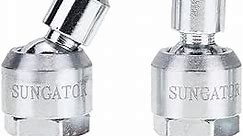 1/4" Swivel Air Plug, SUNGATOR 2-Pack Industrial Swivel Coupler and Plug, 1/4-Inch NPT Male Thread, Air Hose Fittings