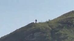 Peter Crouch jokes he’s the 10ft ‘alien’ spotted on hilltop in Brazil