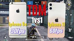 Iphone 6s vs Iphone 11 in 2024 PUBG ❤️‍🔥