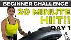 20 Minute HIIT Run! | Day 1 of 7 of the New Year Beginner Challenge!