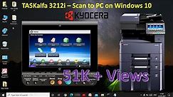 How to configure scan to pc on Kyocera TASKalfa 3212i | scan to SMB | 2553ci , 4012i Scan to folder
