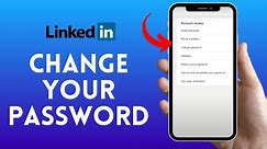 How to Change Your Password on Linked In? Edit Your Password on Linked In on PC 2024