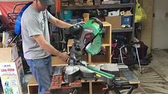 HITATCHI C12RSH2 miter saw unboxing review.