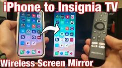 How to Screen Mirror iPhone to Insignia Smart TV (FIRE TV Edition)
