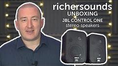 Unboxing the JBL Control One Speakers | Richer Sounds