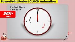 12.Powerpoint Clock Animation | PowerPoint Analog Clock Animation