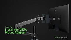 How to install the VESA Mount Adapter