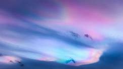 How rainbow clouds dazzle the skies