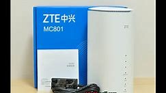 ZTE MC801 5G Indoor WiFi Router Unboxing