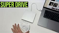 How to use the Apple SuperDrive
