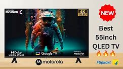 MOTOROLA EnvisionX 55 inch QLED Ultra HD (4K) Smart Google TV with Dolby Vision - 55UHDGQMBSGQ