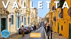 Valletta, Malta: 4K Walking Tour - April 2024