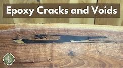 How to Fill Cracks and Voids with Epoxy - Getting a Perfect Epoxy Pour