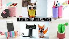 7 Easy DIY Toilet Paper Roll Crafts