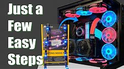 How To Install & Setup Corsair RGB Strips with Lighting Node Pro iCUE