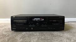 JVC TD-W254 Stereo Dual Double Cassette Deck Tape Player
