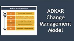 ADKAR Change Management Model