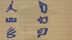 Famous NBA Player Logo Design - Part 1 #NBA #nbaplayoffs #NBAAllStar #nbabasketball | ProfessorWhiz