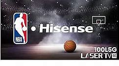 Hisense 100L5G-CINE100A 4K UHD Laser TV, UST Ultra Short Throw Projector with 100" ALR Screen, 2700 ANSI Lumens, Android TV, HDR10, 30W (Stereo) Dolby Atmos, Built-in Alexa and Google Assistant