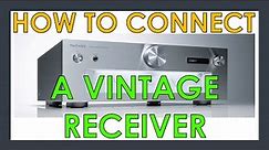 How to Connect a Vintage Receiver & Test- JVC AX-R97 Hi Fi Stereo Integrated Amplifier w/ Equalizer