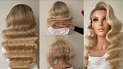 All secrets of Hollywood waves. Perfect hairstyle tutorial!